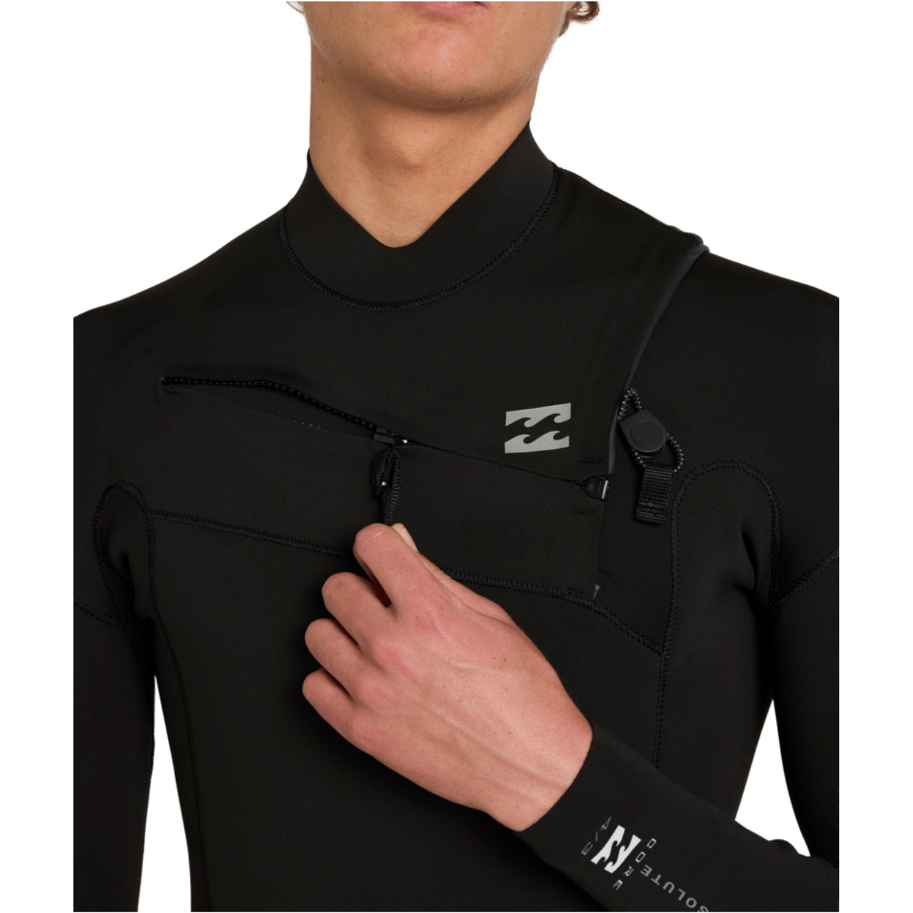 2026 Billabong Mens Absolute Core 4/3mm Chest Zip Wetsuit ABYW100294 - Black